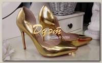 Лодочки 'Gold' с красной подошвой